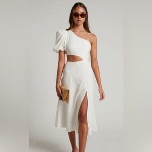ShowPo Marcia One Shoulder Midi Dress
